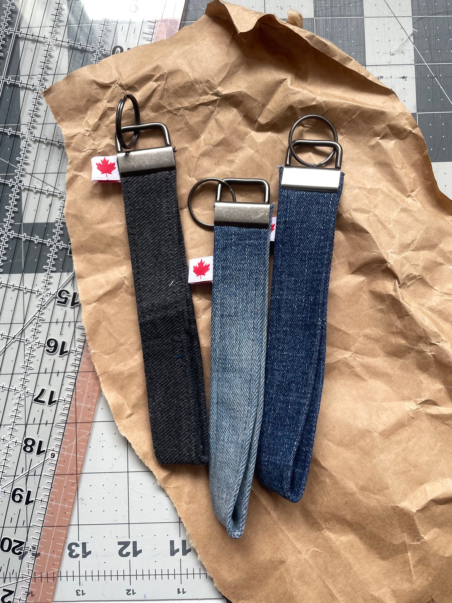 Wristlet | Denim Scrap