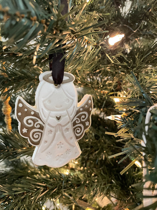 Clay Angel Ornament