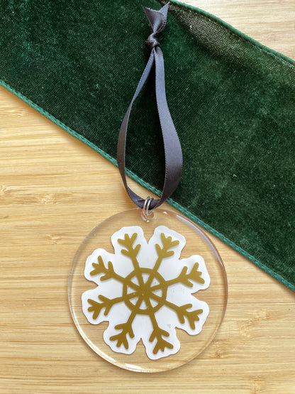 Acrylic Snowflake Ornament