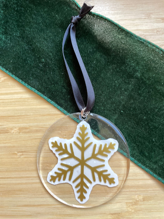 Acrylic Snowflake Ornament