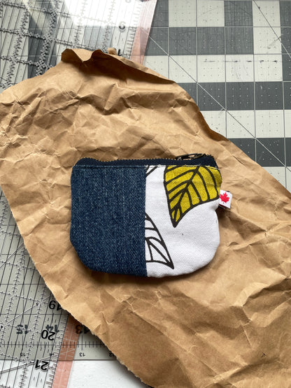Coin Purse | Assorted Fabric- Leaves