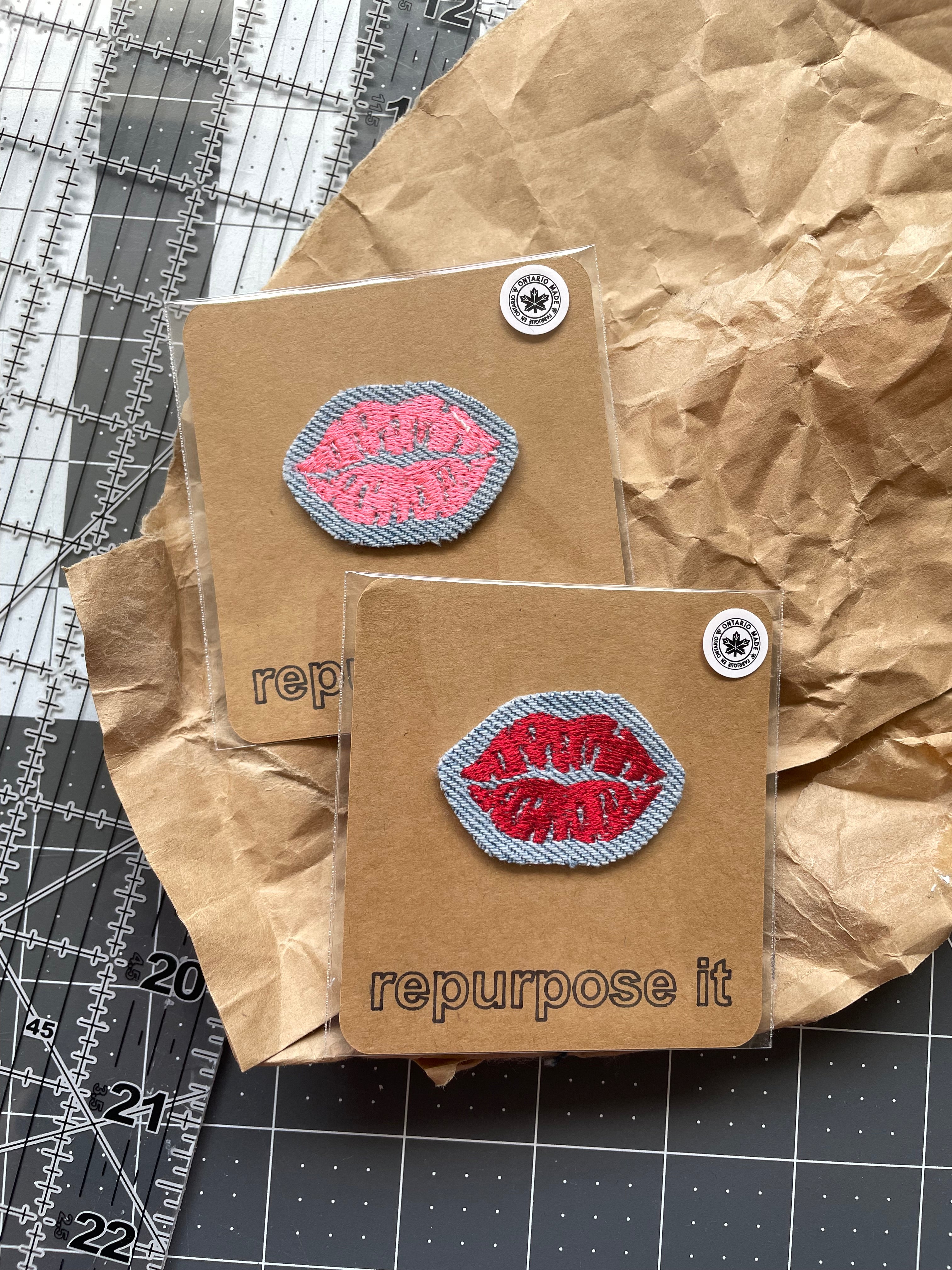 Kiss Iron-On Patch