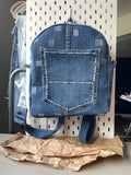 Backpack | Medium Denim w/ Stripes