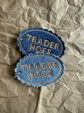🗝️ Trader Hoes Embroidered Oval Bag Charm