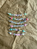 🗝️ Letter Bead Bag Charm