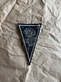 🗝️ Rose Pennant Embroidered Bag Charm