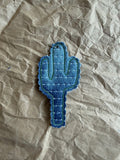 🗝️ Cactus Embroidered Bag Charm