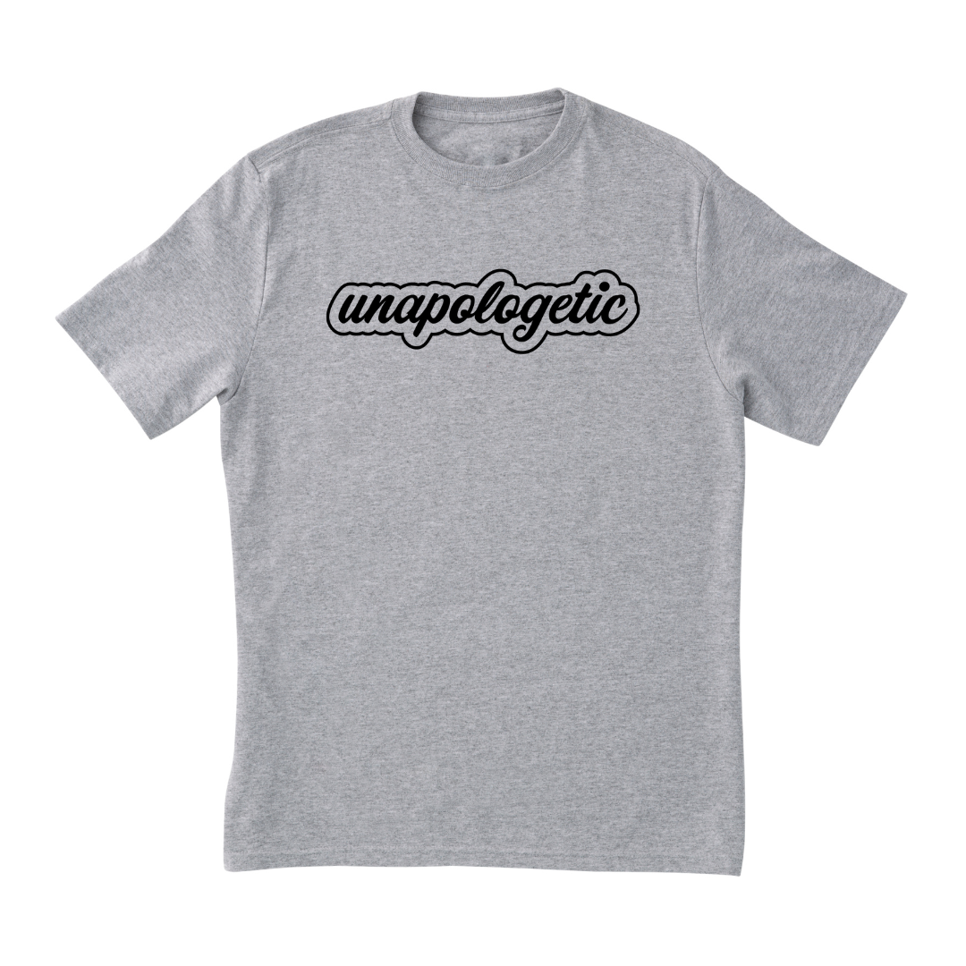 'Unapologetic' Text T-Shirt