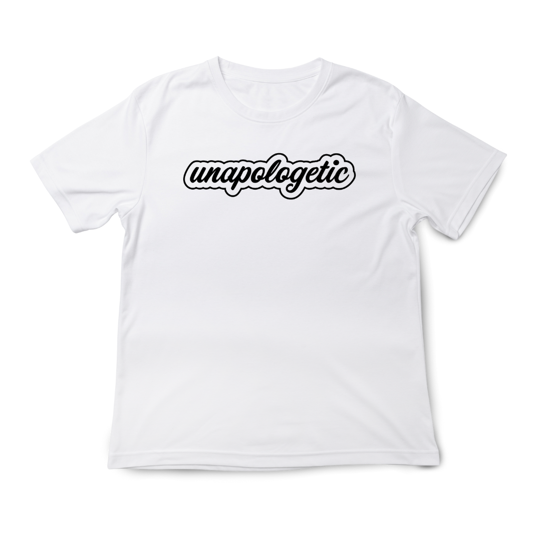 'Unapologetic' Text T-Shirt