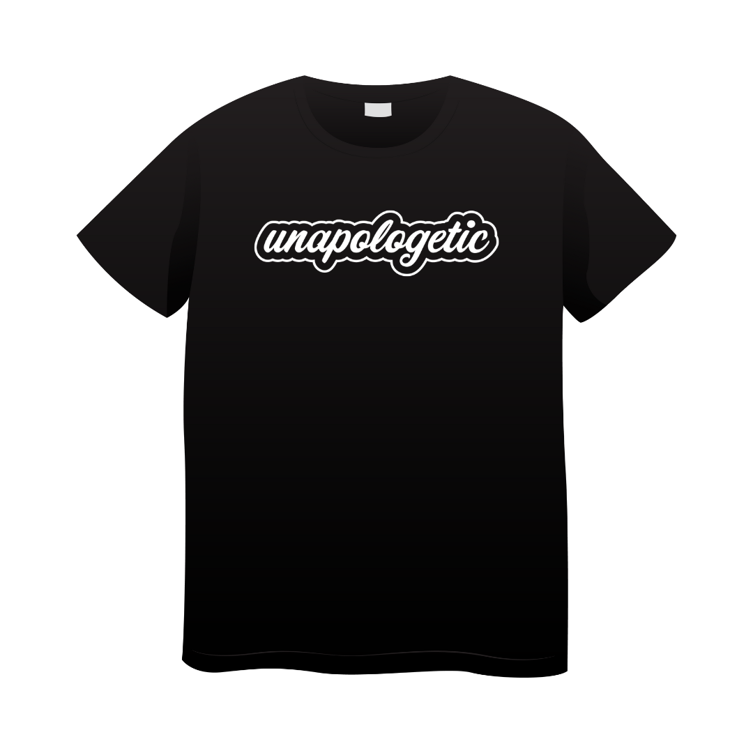 'Unapologetic' Text T-Shirt